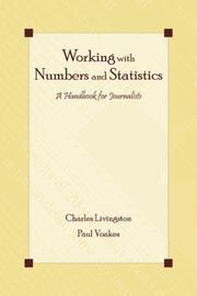 Cover of Working with numbers and statistics by Paul S. Voakes