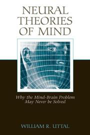 Front cover of Neural theories of mind by William R. Uttal