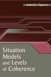 Front cover of Situation Models and Levels of Coherence by Isabelle Tapiero