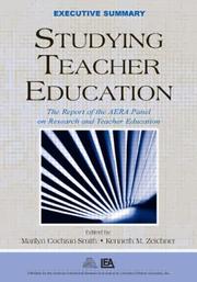 Front cover of Studying teacher education by AERA Panel on Research and Teacher Education.