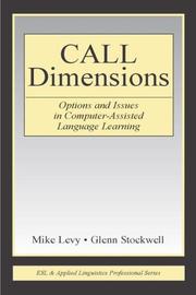 Cover of Call dimensions by Mike Levy