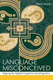 Cover of Language Misconceived by Karol Janicki