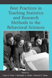 Cover of Best Practices in Teaching Statistics and Research Methods in the Behavioral Sciences by Dana S. Dunn