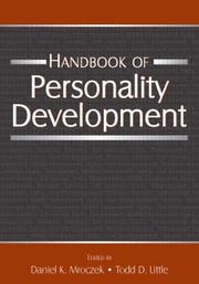 Front cover of Handbook of personality development by Todd D. Little