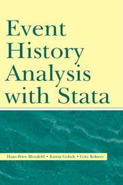 Front cover of Event History Analysis with Stata by Hans-Peter Blossfeld
