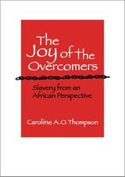Front cover of The joy of the overcomers by Caroline Arit Okon Thompson