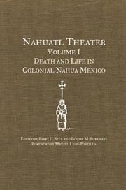 Cover of Nahuatl Theater by Unknown