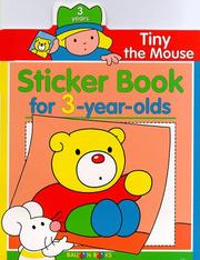 Front cover of Tiny The Mouse Sticker Book For 3-Year Olds (Balloon) by Balloon Books