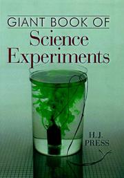 Cover of Giant book of science experiments by Hans Jürgen Press