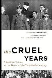 Front cover of The cruel years by William Loren Katz