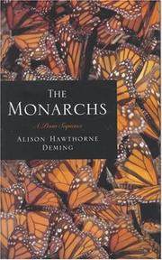 Cover of The Monarchs by Alison Hawthorne Deming