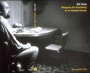 Cover of Reasons for knocking at an empty house by Bill Viola