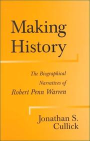 Cover of Making history by Jonathan S. Cullick