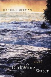 Cover of Darkening water by Daniel G. Hoffman