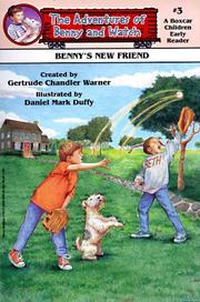 Front cover of Benny's new friend by Gertrude Chandler Warner