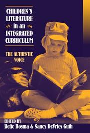Front cover of Children's literature in an integrated curriculum by Bette Bosma