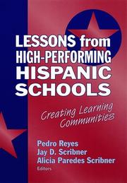 Cover of Lessons from high-performing Hispanic schools by Jay D. Scribner