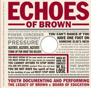 Front cover of Echoes of Brown by Michelle Fine