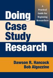 Cover of Doing Case Study Research by Robert Algozzine