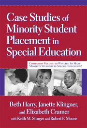 Cover of Case studies of minority student placement in special education by Beth Harry