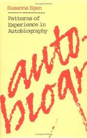 Front cover of Patterns of experience in autobiography by Susanna Egan