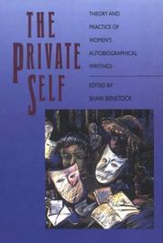 Cover of The Private self by Shari Benstock