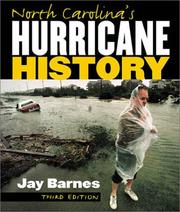 Front cover of North Carolina's hurricane history by Jay Barnes