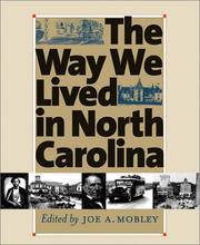 Cover of The way we lived in North Carolina by Elizabeth A. Fenn