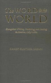 Cover of The Word in the world by Candy Gunther Brown