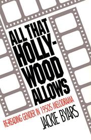 Cover of All that Hollywood allows by Jackie Byars