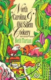 Cover of North Carolina and Old Salem cookery by Beth Tartan