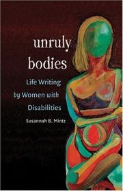 Cover of Unruly Bodies by Susannah B. Mintz