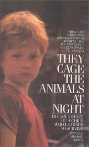 Front cover of They Cage the Animals at Night by Jennings Michael Burch