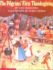 Front cover of The pilgrims' first Thanksgiving by Ann McGovern