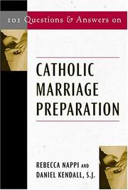 Front cover of 101 questions and answers on Catholic marriage preparation by Rebecca Nappi