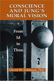 Cover of Conscience and Jung's Moral Vision by David W. Robinson