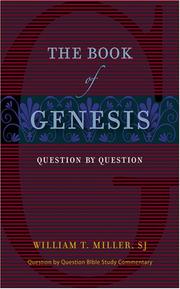 Front cover of The book of Genesis by William T. Miller