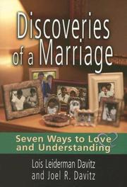 Front cover of Discoveries of a marriage by Lois Jean Davitz