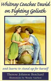 Front cover of Whitney coaches David on fighting Goliath by Therese Johnson Borchard
