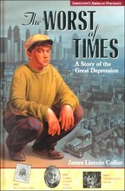 Front cover of The worst of times by James Lincoln Collier