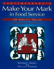 Front cover of Contemporary's make your mark in food service by Phyllis Pogrund