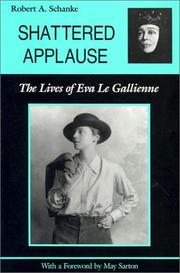 Cover of Shattered applause by Robert A. Schanke