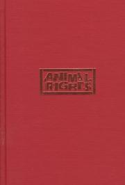 Cover of Animal rights by Harold D. Guither