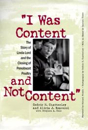 Front cover of I was content and not content by Cedric N. Chatterley