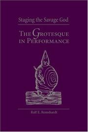 Cover of Staging the savage god by Ralf Remshardt