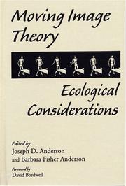 Cover of Moving image theory by Anderson, Joseph