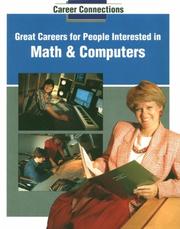 Front cover of Great careers for people interested in math & computers by Richardson, Peter