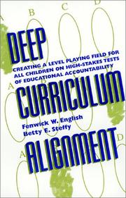 Cover of Deep curriculum alignment by Fenwick W English