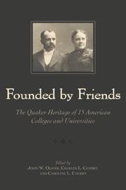 Cover of Founded by Friends by John W. Oliver