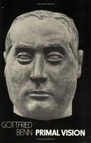 Cover of Primal vision by Gottfried Benn